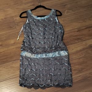 Adrianna Papell dress.